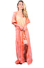 Cape Cod Wrap Robe - Peach