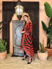 Regal Zebra - Long Curved Robe