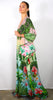 Banana Palm / Eiffel Maxi Kaftan