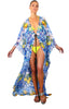 Lemon Garden - Side Drape Kaftan