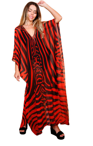 Leopard - Long Curved Robe
