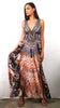Melanistic - Drawstring Slit Dress