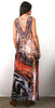 Hot Lava - Drawstring Slit Dress