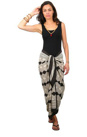 Black Diamond - Cotton Sarong