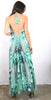 Green Feather - Maxi Dress