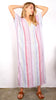 Boho Stripe - Maxi Kaftan