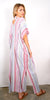 Boho Stripe - Long Open Kaftan
