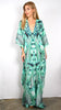 Green Feather - Eiffel Maxi Kaftan