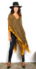 INCA WEAVE - WOOL PONCHO Saffron