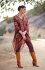 MAGIC DESERT - WOOL PETITE PONCHO