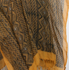 INCA WEAVE - WOOL PONCHO Saffron