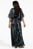 Silk Drawstring V-Neck Tunic Dress
