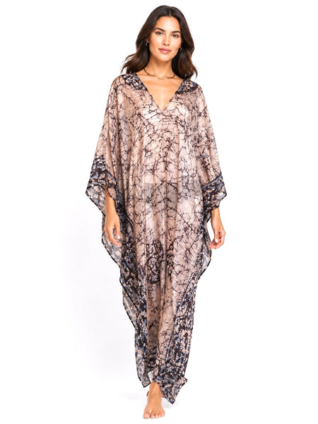 Long Open Side Cover Up Poncho