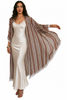 3/4 Long Open Front Silk Kaftan - Nola