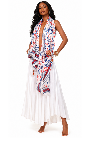 Silk Sarong & Mega Scarf - Lets Anchor