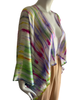 Tie Dye Cropped Silk Topper - Multi