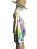 Tie Dye Cropped Silk Topper - Multi
