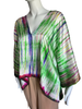 Tie Dye Cropped Silk Top - Multi
