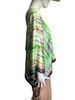 Tie Dye Cropped Silk Top - Multi