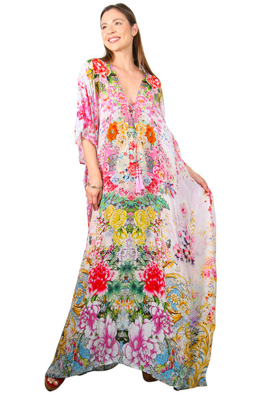 Edens Garden - Lace Up Kaftan