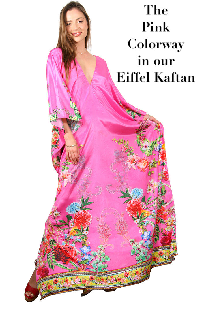 Foram Patel Blossom Asymmetric Kaftan With Inner