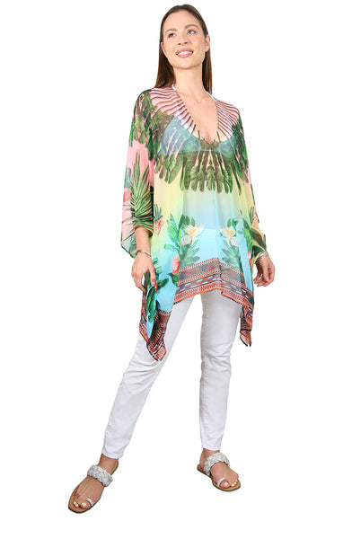 Banana Palm - Seamed Tunic Top