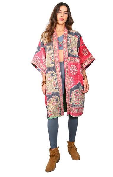 One of a Kind - Reversible Kantha Jacket