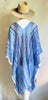 Knee Length Open Front Silk Ikat Kaftan