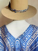 Knee Length Open Front Silk Ikat Kaftan