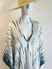 Long Silk Charmeuse V-Kaftan