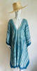 Mid Length Cotton/Silk V-Neck Kaftan