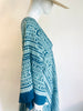 Mid Length Cotton/Silk V-Neck Kaftan