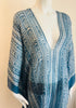 Mid Length Silk V-Neck Kaftan