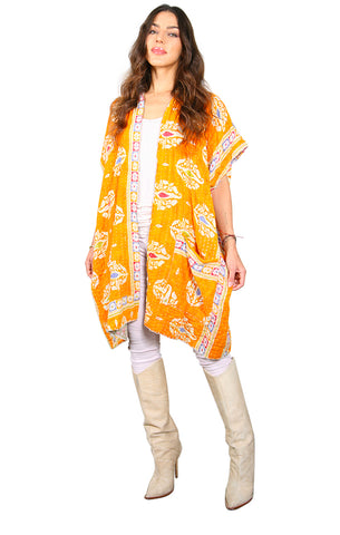 One of a Kind - Reversible Kantha Jacket