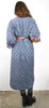 Mirrored/Royal Blue - Vintage Kimono Coat