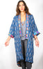 Mirrored/Blue - Vintage Kimono Coat