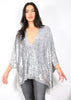 Sequin - V neck Top