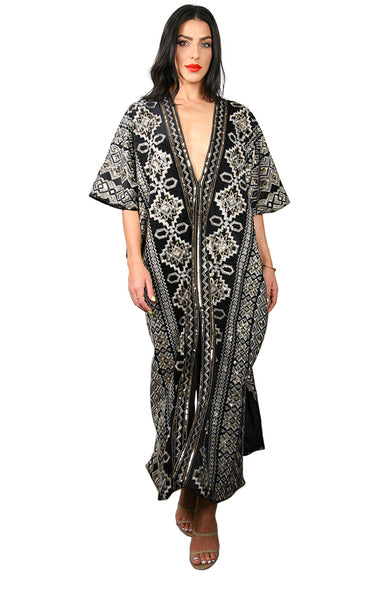 Majestic - V neck Kaftan