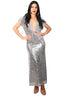 Sequin - V neck Dress