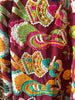 Embroidered Gypset Coat - Brick Red