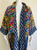 Embroidered Gypset Coat - Navy