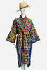 Embroidered Gypset Coat - Navy