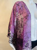 Mid Length Open Front Kaftan - Purple batik