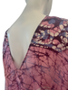 Long High Low Open Front Silk Kaftan