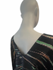 Tie Dye Cropped Silk Top - Forest