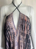 Tie Dye Silk Vacation Dress - Black