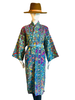Embroidered Gypset Coat - Teal Multi