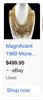 1960's Monet Festoon G.P Necklace