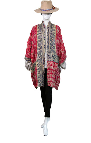 One of a Kind - Reversible Kantha Jacket