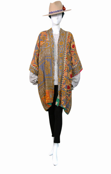 One of a Kind - Reversible Kantha Jacket